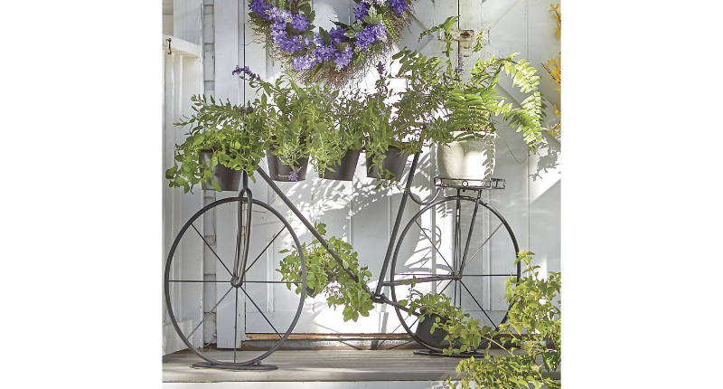 lot 262 image: Bike Plant Stand open box, Retail $...