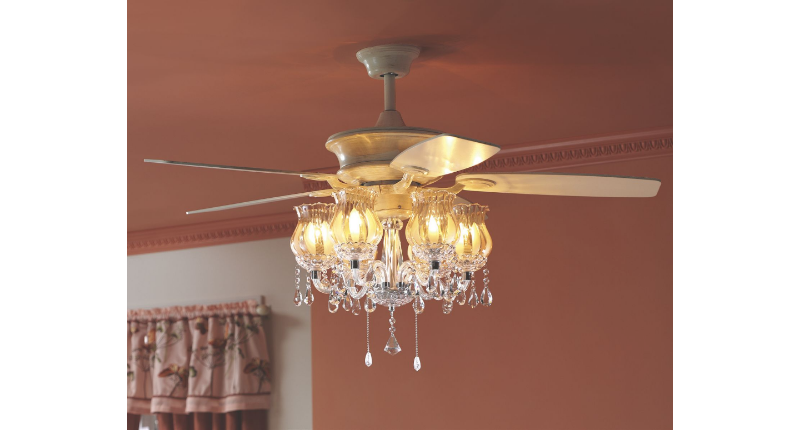 lot 289 image: Romantic Ceiling Fan open box, unte...