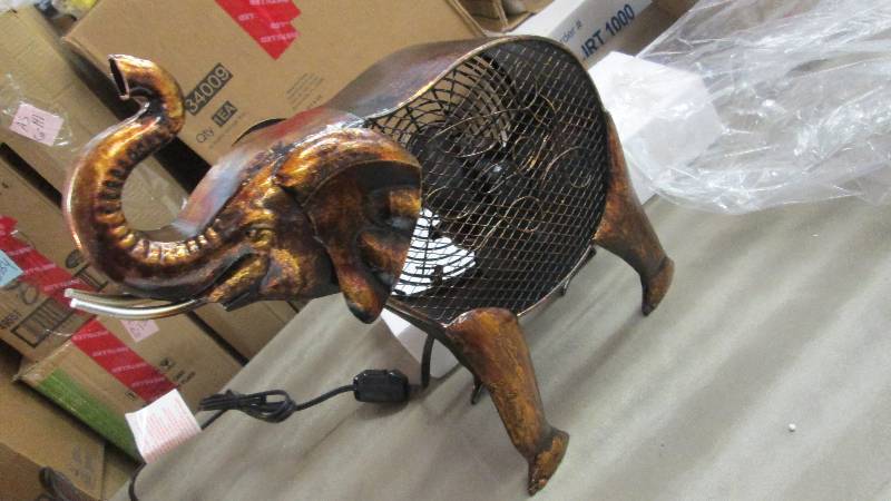 lot 12 image: DecoBREEZE Table Fan Two Speed Elec...