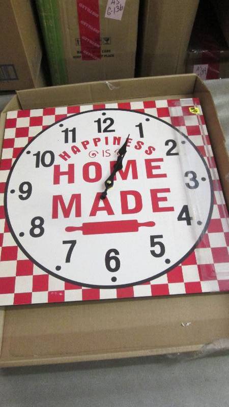 lot 70 image: Home- Made Clock- untested...