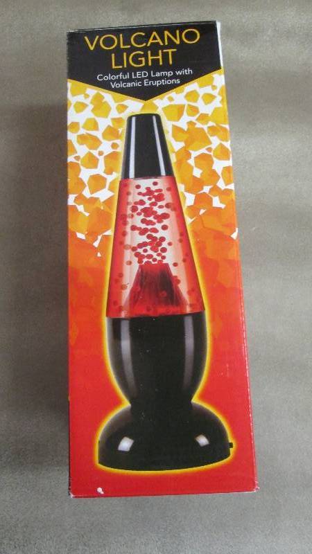 lot 74 image: Volcano Light , LED with Volcanic E...