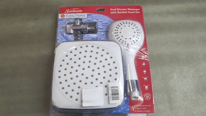 lot 93 image: Sunbeam Dual Shower Massager...