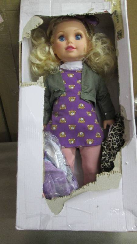 lot 99 image: Doll with Backpack & Accessories...