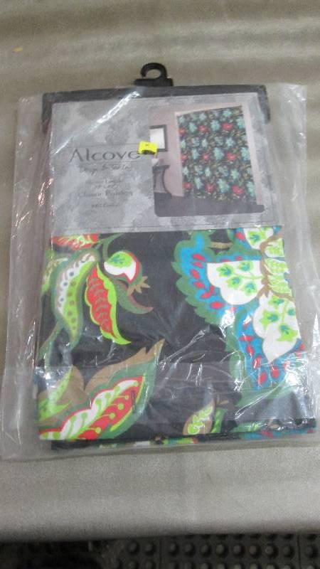 lot 100 image: Alcove 70x72 Shower Curtain...
