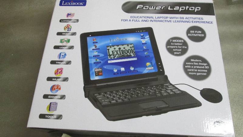 lot 114 image: Lexibook Power Laptop open box, unt...