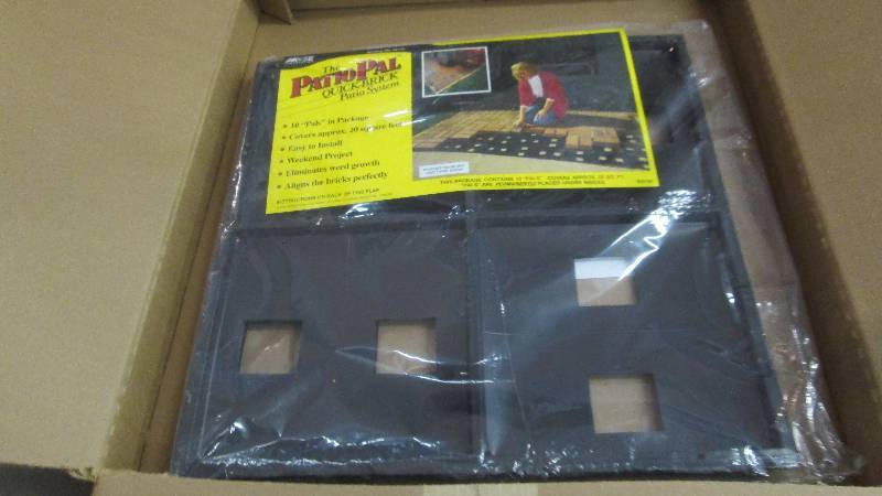lot 122 image: Lot of 3 Patio Pal Brick Laying Gui...