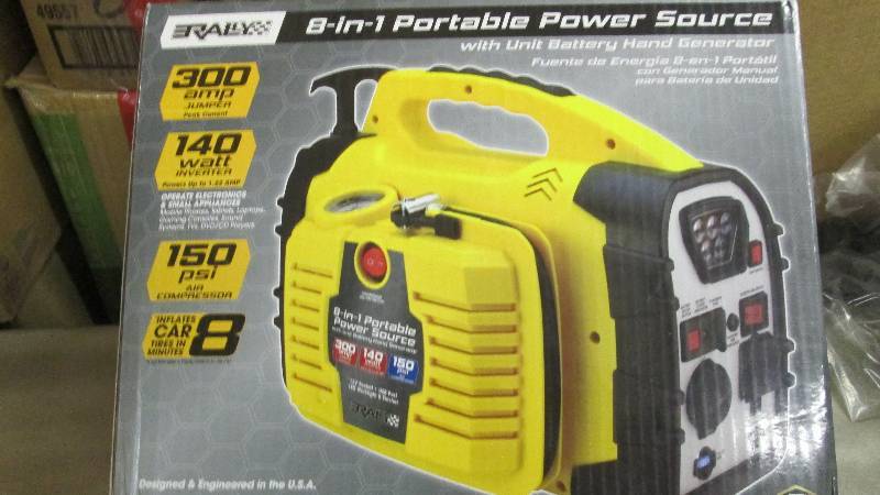 lot 145 image: Rally Portable 8 in 1 Power Source ...