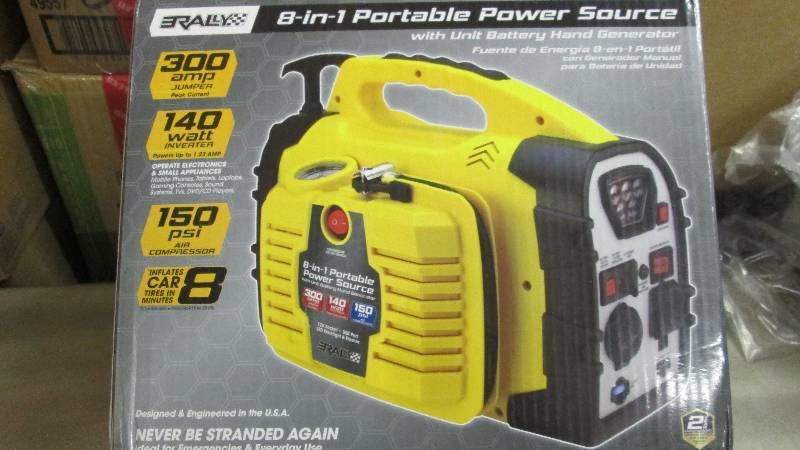 lot 146 image: Rally Portable 8 in 1 Power Source ...