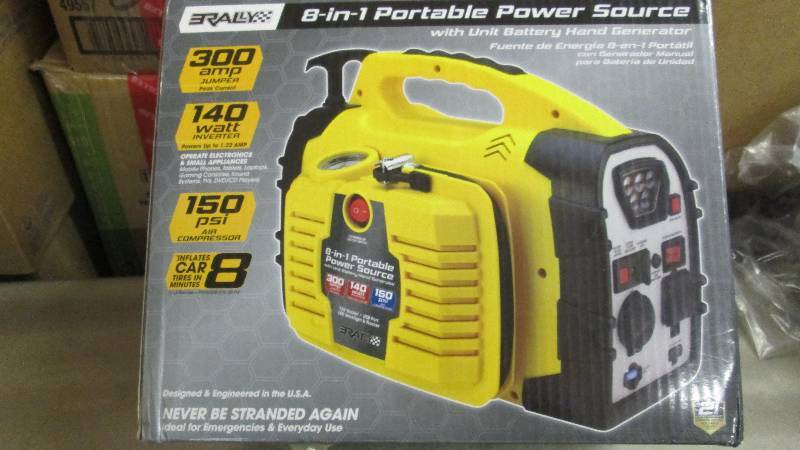 lot 148 image: Rally Portable 8 in 1 Power Source ...