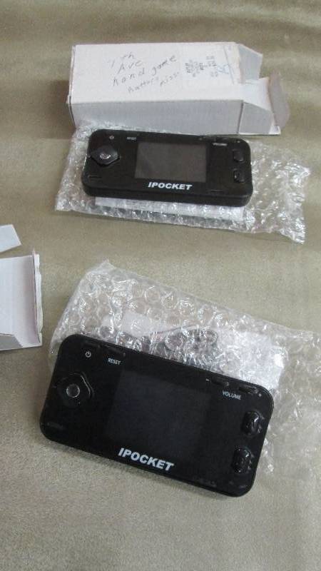lot 151 image: Lot of 2 iPocket Handheld Game one ...