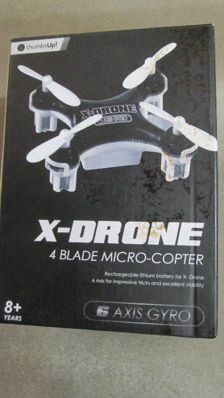 lot 153 image: X-Drone 4 Blade Micro-Copter Retail...