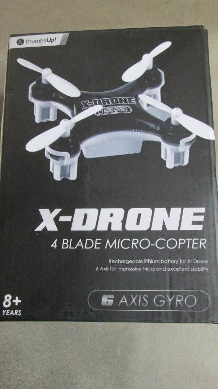 lot 154 image: X-Drone 4 Blade Micro-Copter Retail...