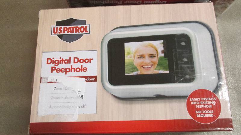 lot 158 image: Digital Door PeepHole Retail $69.99...