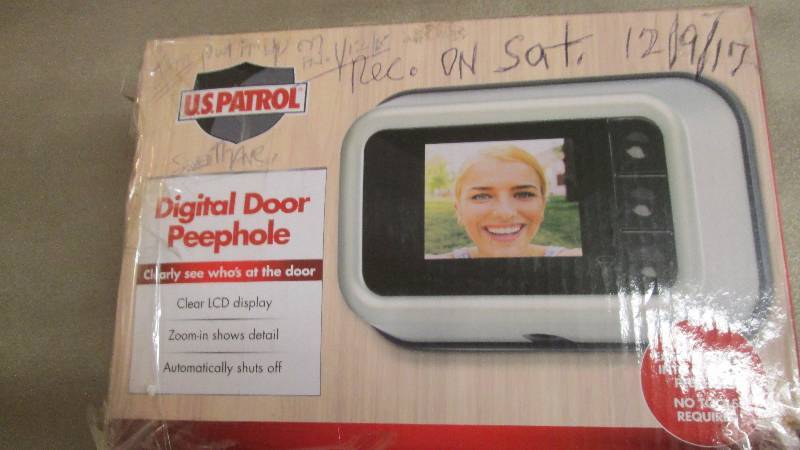 lot 159 image: Digital Door PeepHole Retail $69.99...