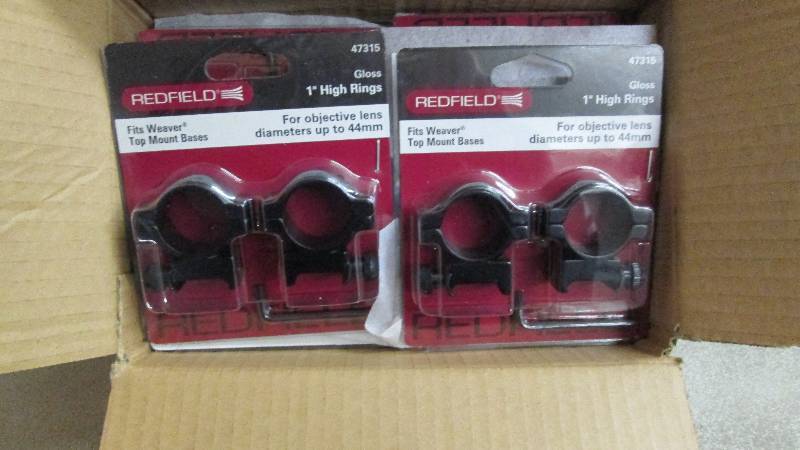lot 215 image: Box of 12 REDFIELD 47315 RINGS WEAV...
