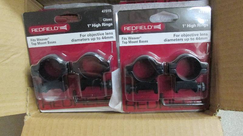 lot 216 image: Box of 12 REDFIELD 47315 RINGS WEAV...