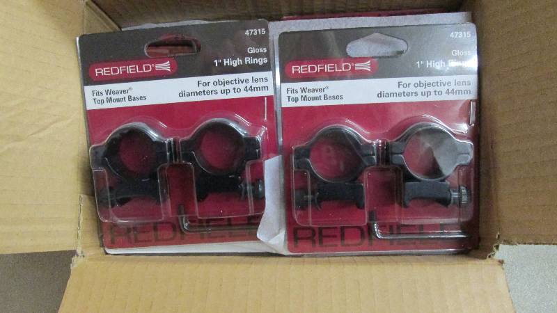 lot 217 image: Box of 12 REDFIELD 47315 RINGS WEAV...