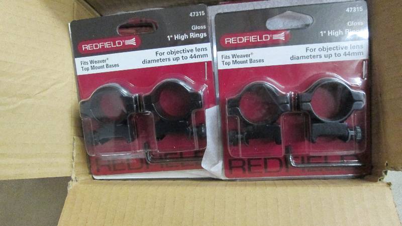 lot 218 image: Box of 12 REDFIELD 47315 RINGS WEAV...