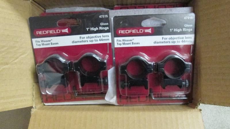 lot 219 image: Box of 12 REDFIELD 47315 RINGS WEAV...