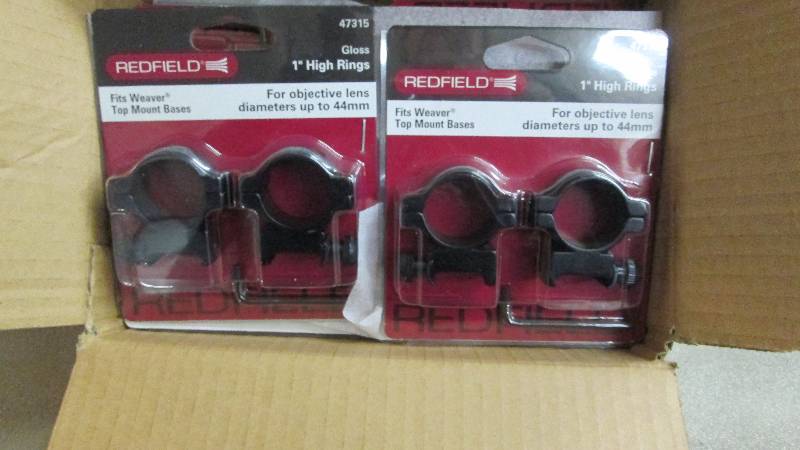 lot 220 image: Box of 12 REDFIELD 47315 RINGS WEAV...