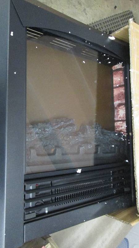 lot 247 image: Electric Fireplace Insert, open box...