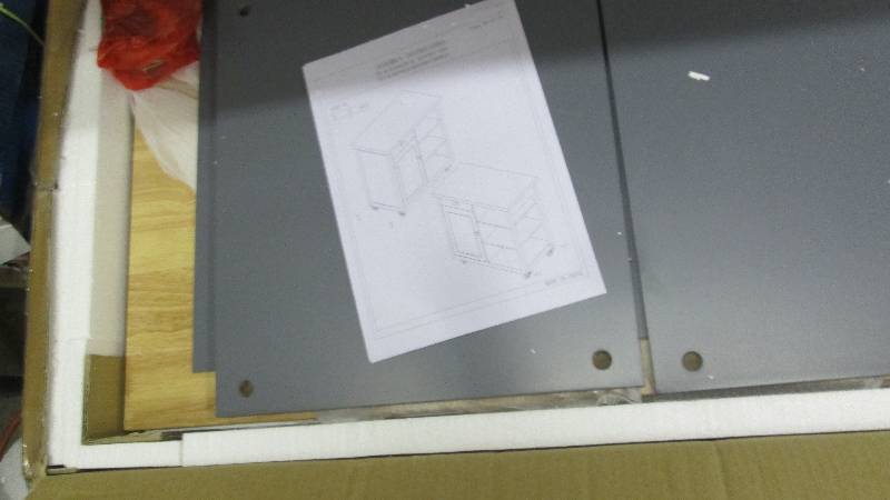 lot 276 image: Kitchen Cart open box Retail $249.9...
