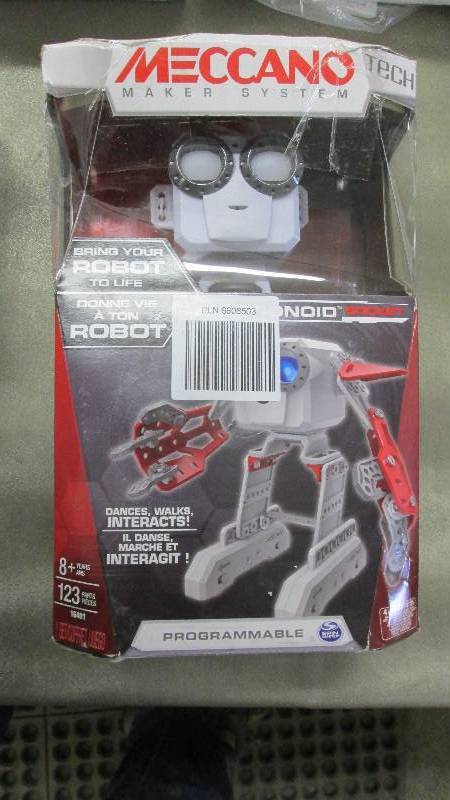 lot 281 image: Meccano Micronoid - Red Socket Reta...