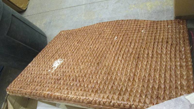lot 294 image: Seagrass Headboard King - damaged...