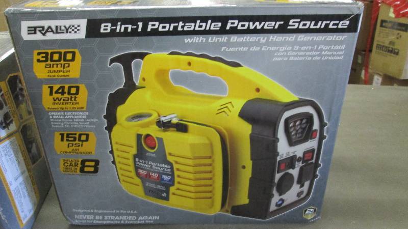 lot 304 image: Rally Portable 8 in 1 Power Source ...