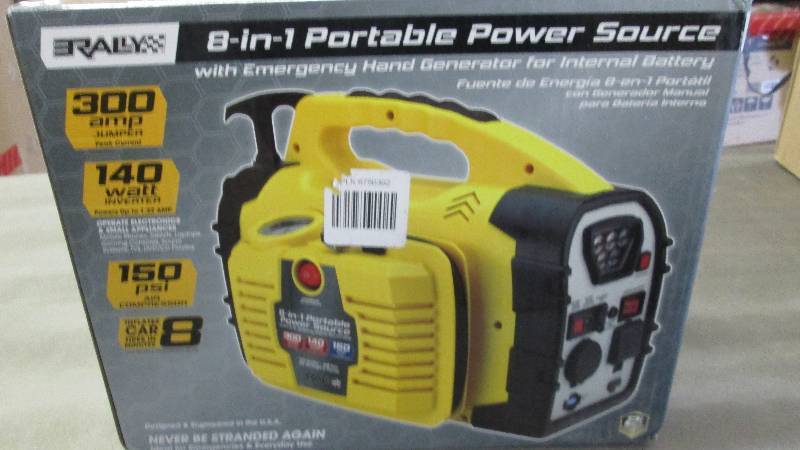 lot 308 image: Rally Portable 8 in 1 Power Source ...