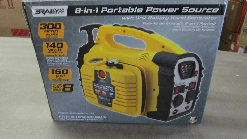 lot 309 image: Rally Portable 8 in 1 Power Source ...