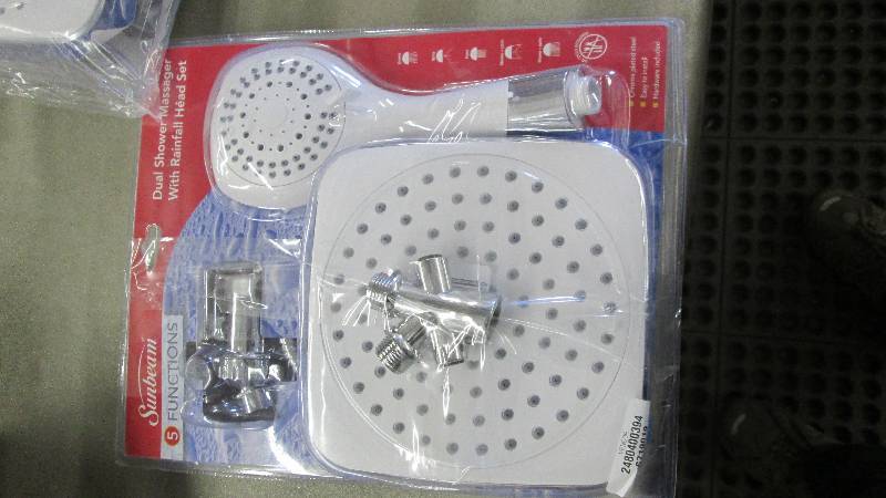 lot 326 image: Sunbeam Dual Shower Massager and He...