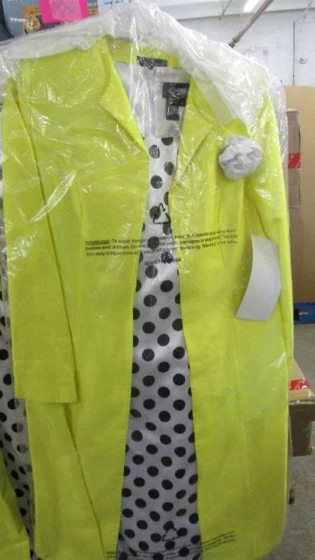 lot 348 image: Ashro Bright Yellow Long Jacket wit...