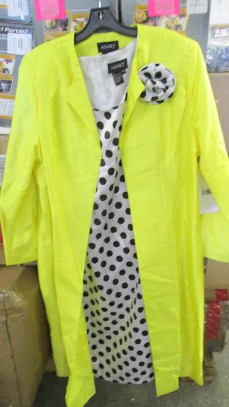 lot 352 image: Ashro Bright Yellow Long Jacket wit...