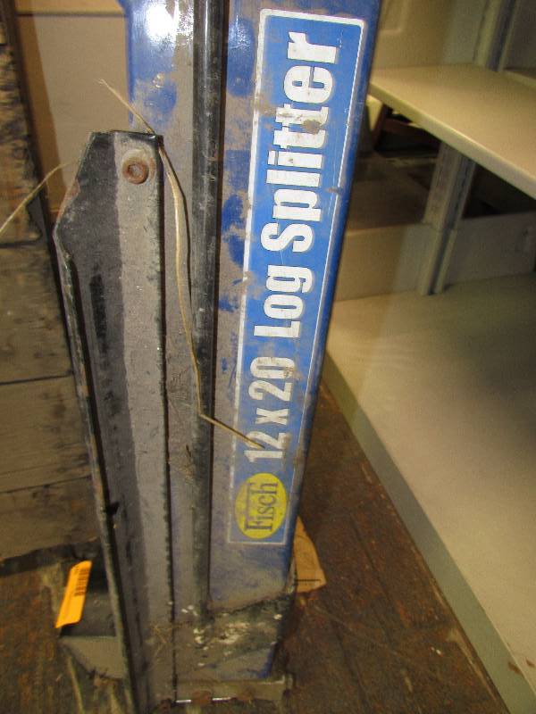 lot 337 image: FISCH 12 X 20 LOG SPLITTER