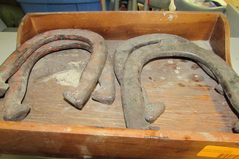 lot 339 image: SET OF  THROWING SHOES