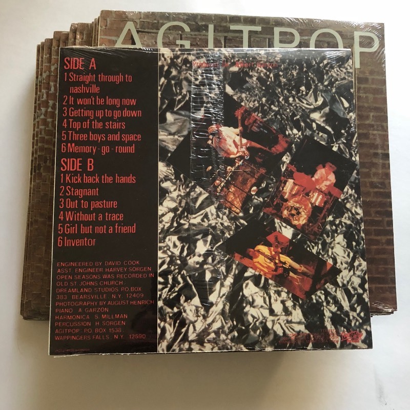 lot 312 image: Agitpop  Open Seasons Vinyl ( LOT OF 20 ) SEALED MINT TWIN TONE