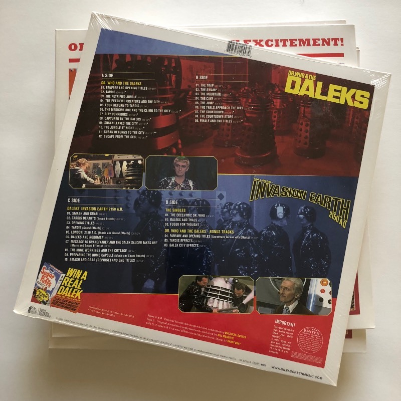 lot 338 image: Malcolm Lockyer, Bill McGuffie And Barry Gray  Dr. Who & The Daleks - Vinyl ( LOT OF 7 )