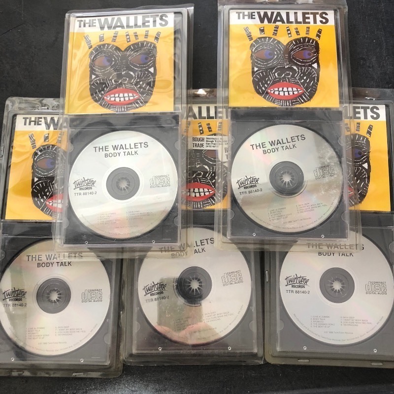 lot 342 image: The Wallets  Body Talk CD ( LOT OF 5 ) LONG BOX
