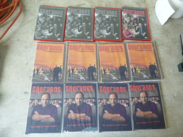 lot 64 image: 12 Sopranos DVDs