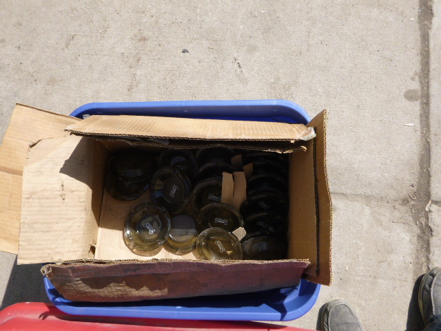 lot 132 image: Glass Ashtrays