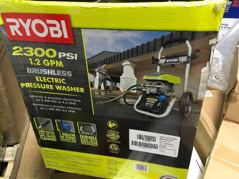 Ryobi 2300 PSI 1.2 GPM Brushless Electric Pressure Washer New