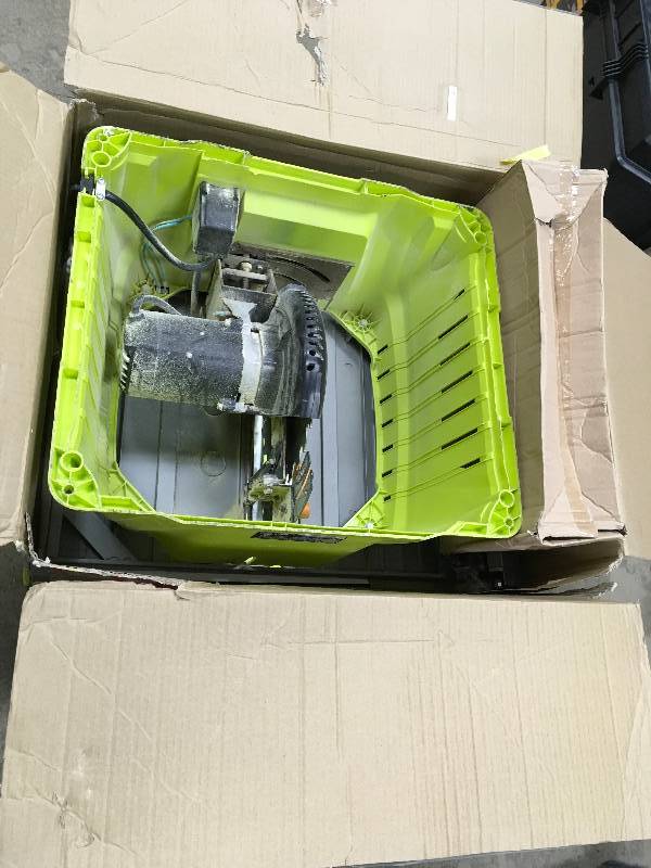 Ryobi 15 Amp 10 Table Saw with Steel Stand working conditions