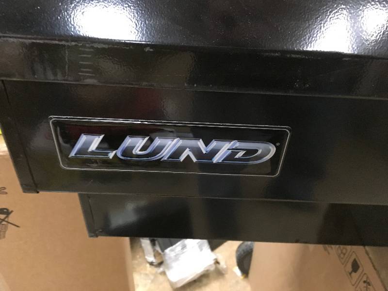 Lund 70in. Side Mount Truck Storage Box. Black