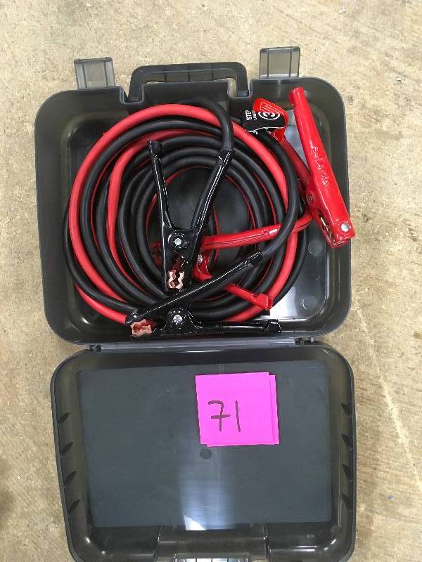 Husky 4 Gauge 20ft. Booster Cables New