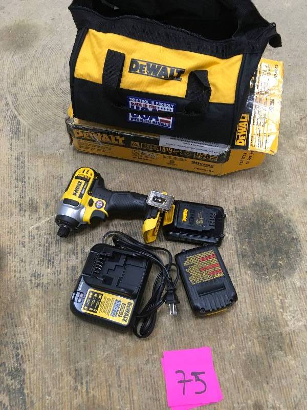 DeWalt Impact Driver Kit- 14 Hex Not used