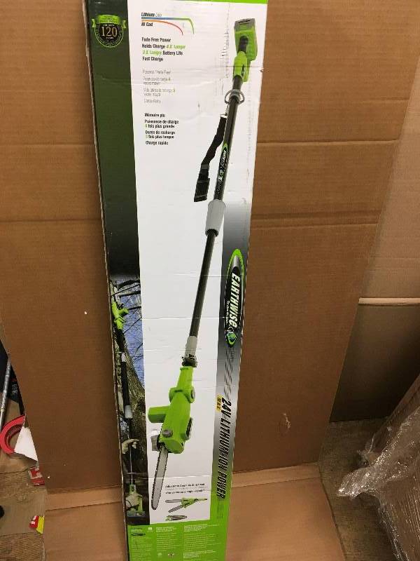 Eartwise 8 in. 20V Lithium-iomn Cordless Pole Saw Not Used