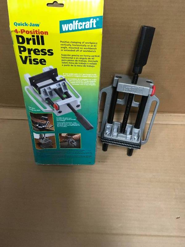 Wolfcraft 4 Position Drill Press Vise New