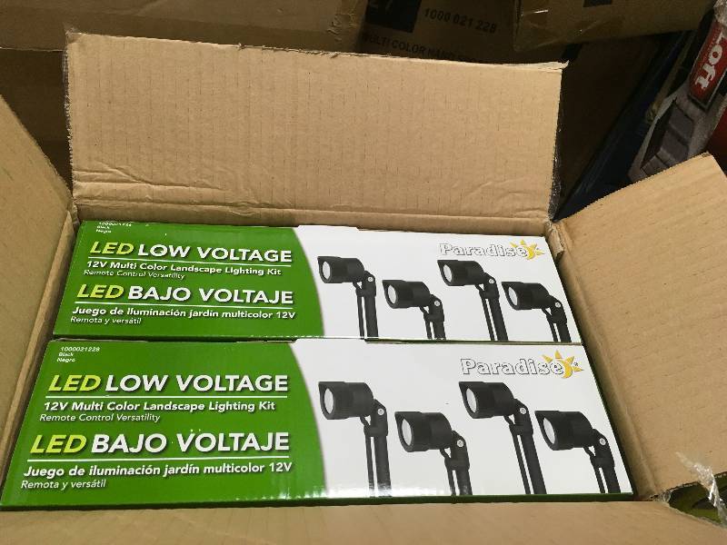 Paradise LED 12V Multi  Color Nano Landscape Lighting Kit- Lot of 2 New