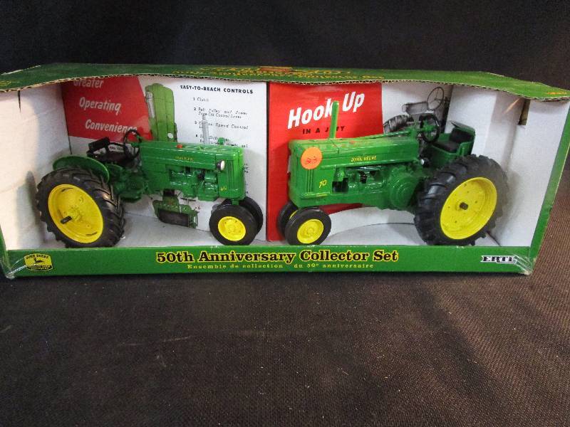 lot 23 image: John Deere 50th Anniversary Collector Set 50 and 70 Series By Ertl #15469A